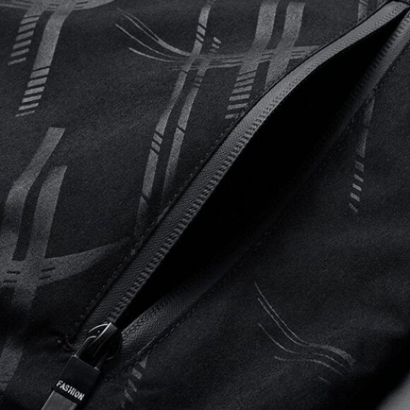 Casual Men's Bomber Jacket - Picture 5 of 7